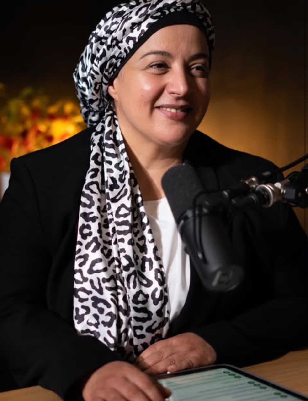 Portrait de Jalila Sioud, fondatrice d'Harmony Académie
